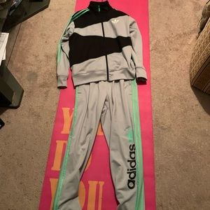 Adidas classic(flower) track suit